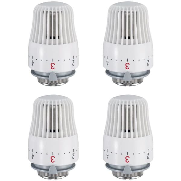 4-paknings termostathode, erstatningshode for M30 x 1,5 radiatorventil, termostathode for radiator