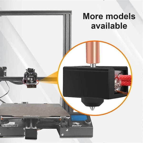 Ekstruder Opgraderings Varmeblok Sæt Høj Temperatur 300 Titanium Varmeafbryder til 3 S1/Ender3 S1 Pro