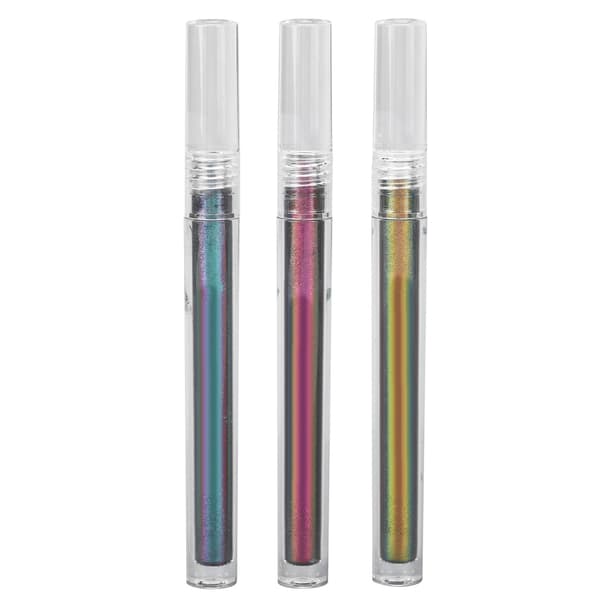 3 Pcs Liquid Eyeshadow Quick-Drying Water-Based Dazzling Glitter Color-Changing Liquid Eyeshadow Gift Box Set 3ml