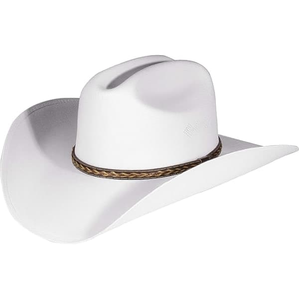 Cowboyhatt Stetson-stil Sommar Western Ridning Bredbrättad Hatt Blå