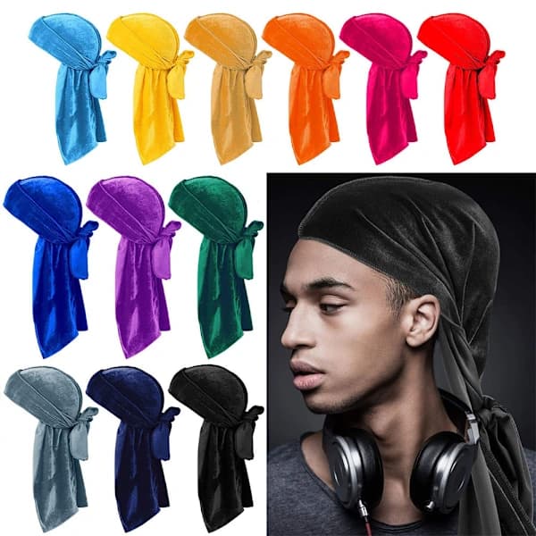 1. Durags Caps Bandana Hatt ROSA rosa[XJ]