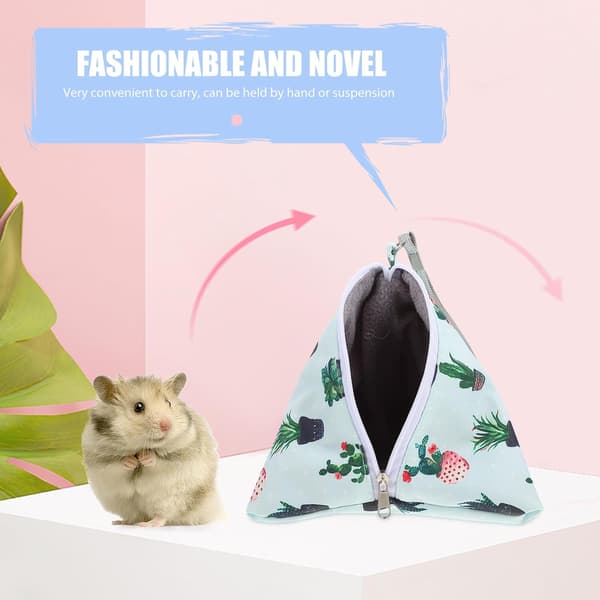 Hamsterbur för utomhusbruk med dragkedja, praktisk resebox -