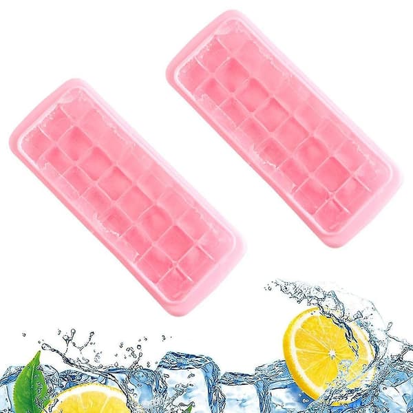 Ice cube tray, ice cube molds with lid, stackable ice cube trays