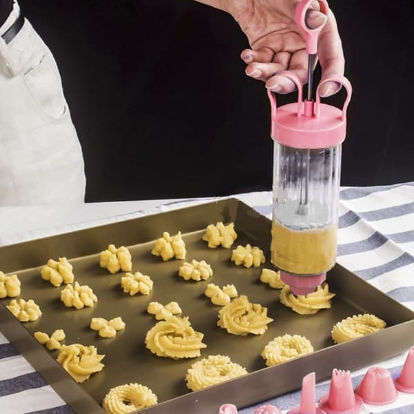 1 set DIY-verktyg för tårtdekoration, kakset, gult
