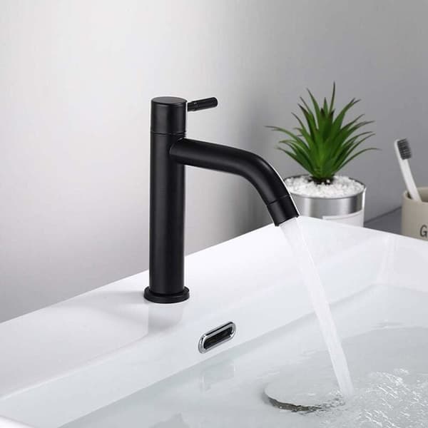 Black Matte Stainless Steel Bathroom Faucet