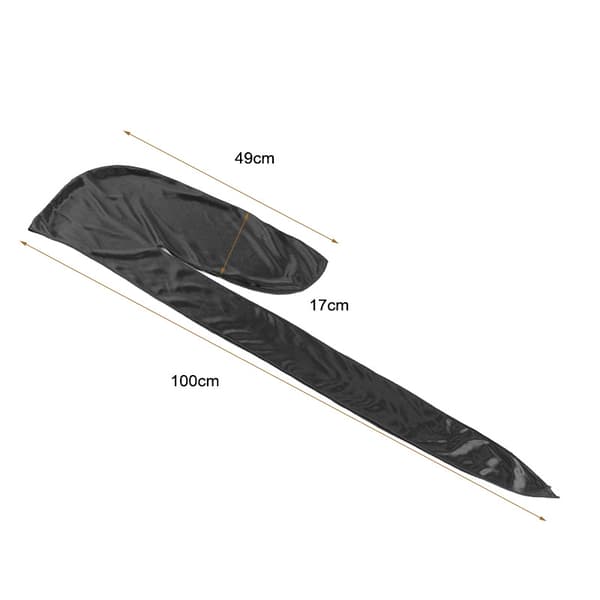 4 stk. silke durag til mænd og kvinder (2 x sort, 2 x hvid)