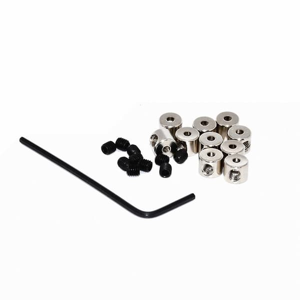 Pin Locks Pin Backs Locking Clasp with Wrench 10 Pieces Locking Pin Holders (FMY) B B