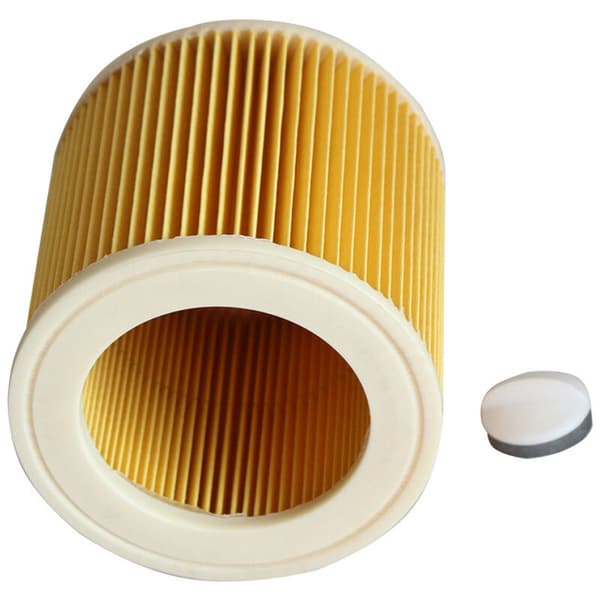 2 stk støvsugerpatronfilter kompatibel med Kärcher WD2 WD3 MV3 MV
