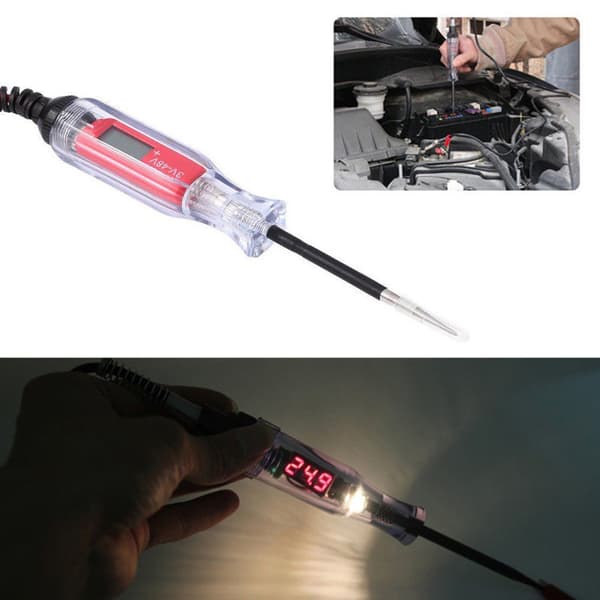 3-48V Digital LCD Circuit Tester with Stainless Steel Probe Circuit Tester