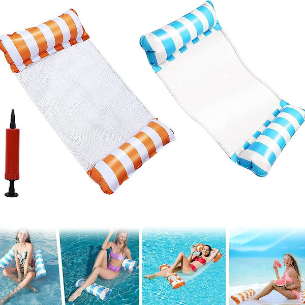 Water Hammock, 2 Pcs Floating Hammock, Inflatable Pool KLB