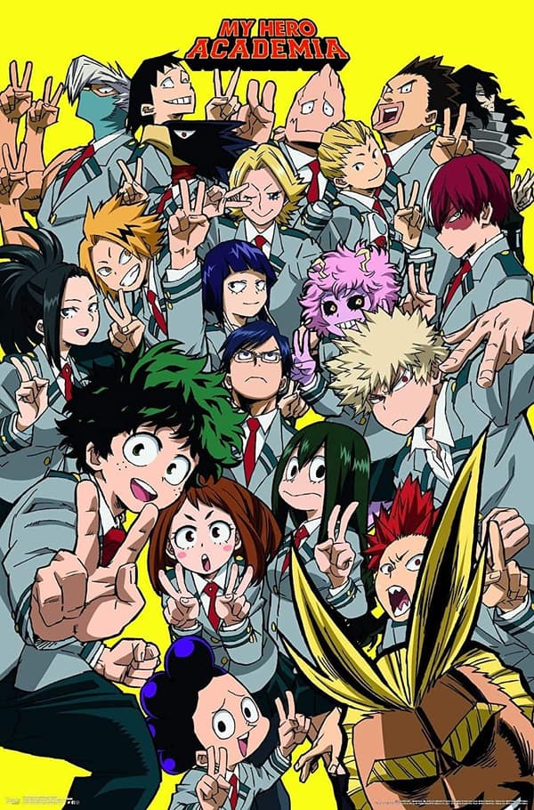 Diamantmaling 30x40cm sett for voksne DIY My Hero Academia Deku