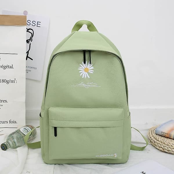Small Daisy Canvas Bag Young Middle School Student Backpack - Spot Sale