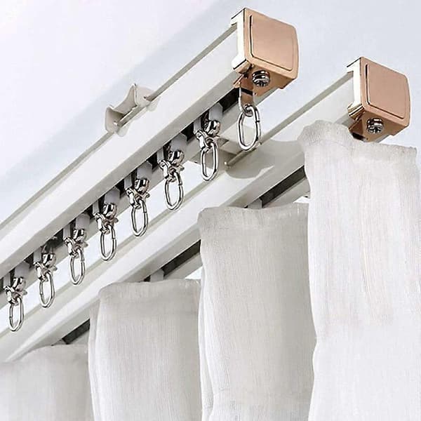 20 Pieces Metal Roller Wheels, Curtain Roller, Sliding Curtain Hook, Curtain Track Roller, Shower Curtain Track Rollers, (FMY)