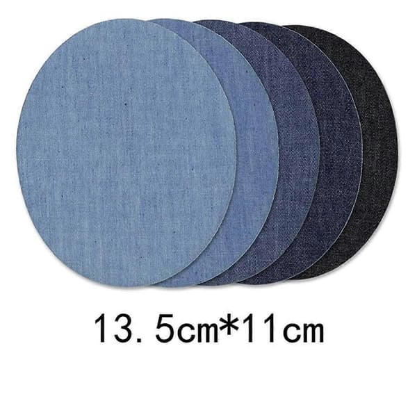 Lapper til indersiden af jeans 30 stk, Strygelapper til indersiden af jeans til tøjreparation, Strygelapper til jeans inderside