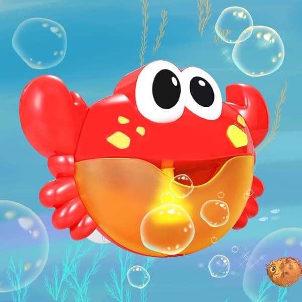 Baby Bath Toy - Crab Shaped Bubble Machine with Music - From 18 Months - Newborn Gift (DB)