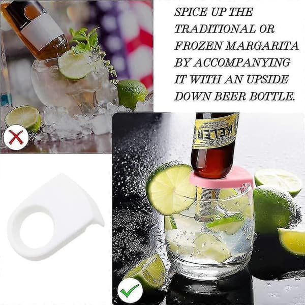 ABS-juomapidikkeet pullonpidike olut cocktail -napsautus Schooner-pikariin lasille