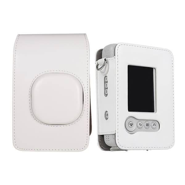 Compact Size Instant Camera Case PU Leather with Shoulder Strap Compatible with Fujifilm Fuji In