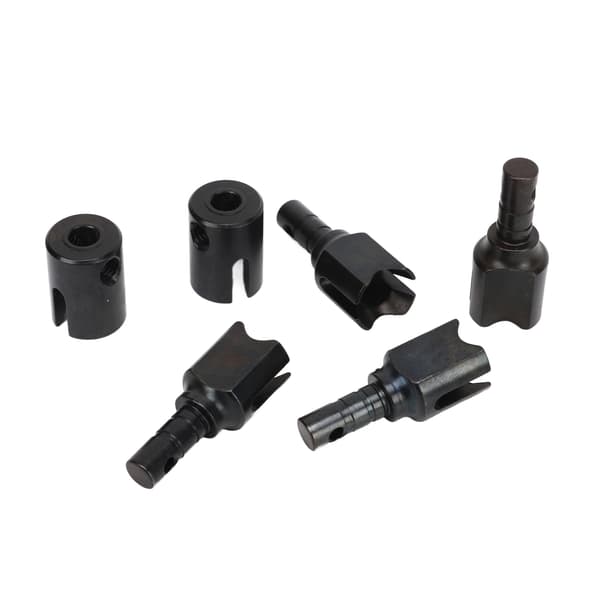 4 stk. RC Diff Outdrive Stål RC Differential Drivkop med Drivakselledkop til ARRMA 1/7 1/8 Biler Sort