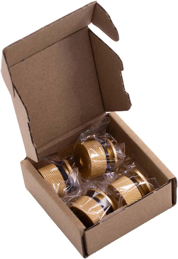 4-pack fästelement för svetshjälm i aluminiumlegering -
