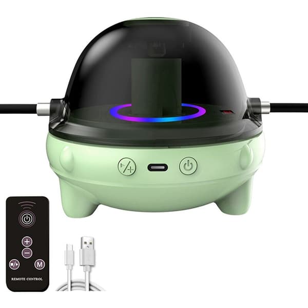 Electric Machine with Colorful Lamp Intelligent Remote Control Bluetooth Music Automatic Rope Green