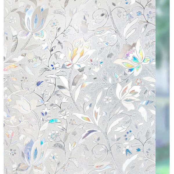 Privacy Window Film, Sun Blocking Removable Window Sticker, Decor