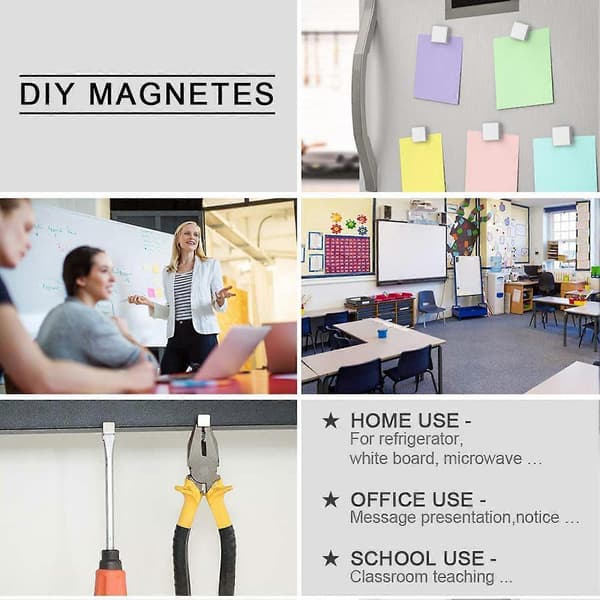 Neodymmagneter - 18 Stærke Runde Industrimagneter Med Hul Til Håndværk Og Videnskab DIY