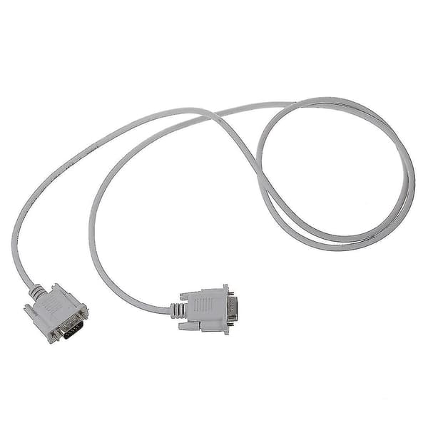 VGA DB15 han til RS232 DB9 pin han adapterkabel / videografisk forlængerkabel (hvid, 1,5 m)