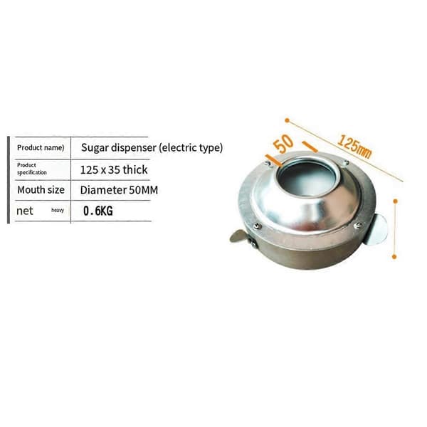Sokeripää Sokerivanukaskoneen pannu 220V (FMY)