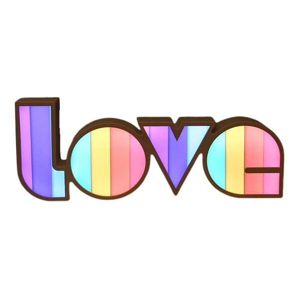 LOVE-valolaatikko, valaistu Marquee-kyltti A A