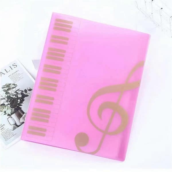 3-pack Music Folder Personal Music Folder, Piano Music Folder, Fits A4 Size, Writable & Removable Choir Folder C