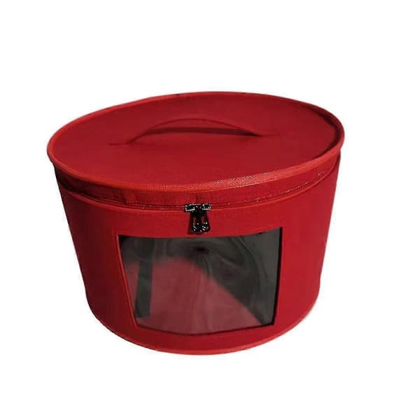 Hat Box Organizer Round Travel Hat Boxes Foldable Hat Storage Bag With Dustproof Lid Large Hat Storage A