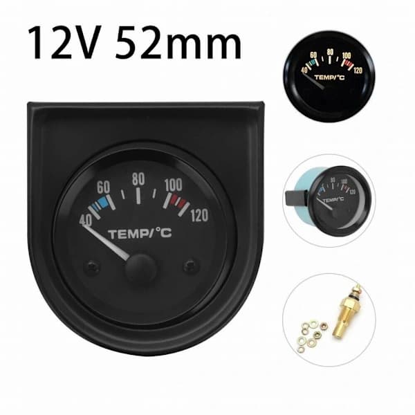 LED Water Temperature Gauge Car Water Temperature Meter[XJ]