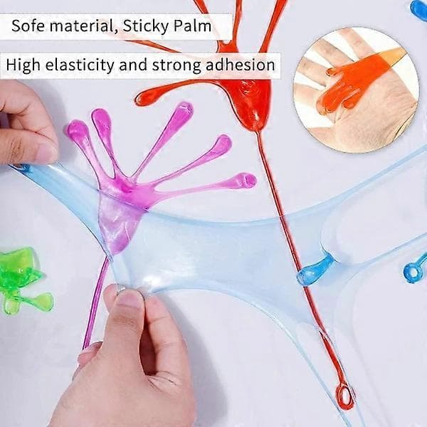 40 Sticky Hands fargerike klebrige hender Bursdag
