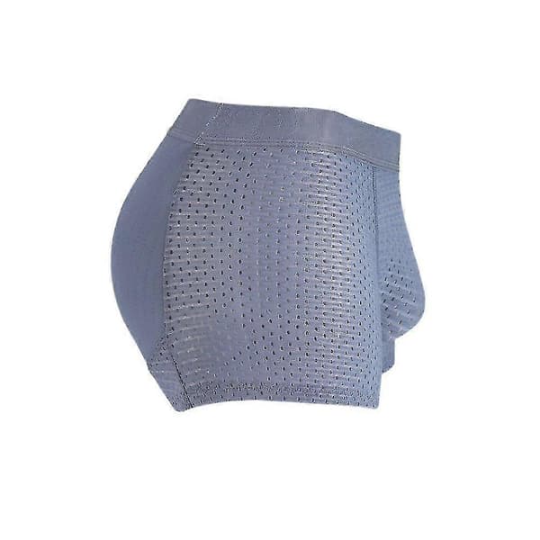 Herr Hofte- og Baldeforstærker Polstrede Boxershorts XL Blå XL Blue