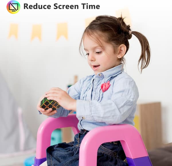 Speed Cube Sæt, Pyramide Speed Cube Puslespil Cube Sæt, Glat