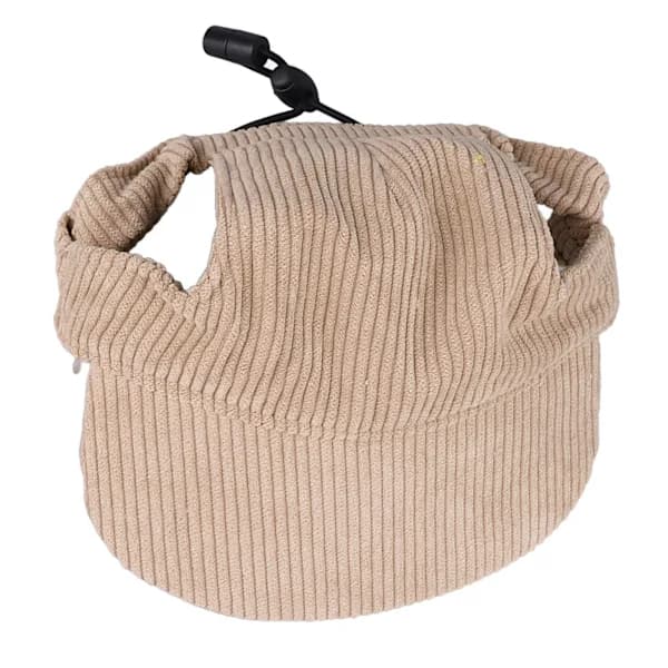 Hundesolhat Mode Afslappet UV-beskyttelse Åndbare ørehuller Justerbar kæledyrshat til udendørs rejser Camping Khaki M