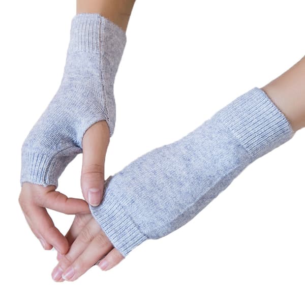 2 par fingerløse handsker Viscosefiber håndledsbeskytter Varm handske