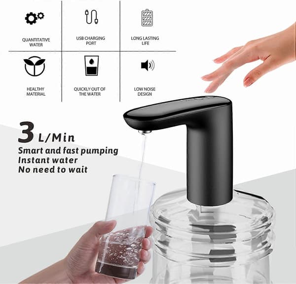 Water Dispenser Pump - Drinking Water Pump, USB Charging Bottle Water Pump, Automatic Water Bottle Pump