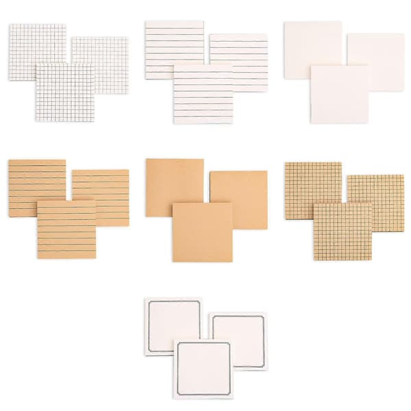 Hot Sale 80 Sheets/Pad Memo Pad, Super Strong Self-Adhesive Notes, Strong Adhesive For Students white white