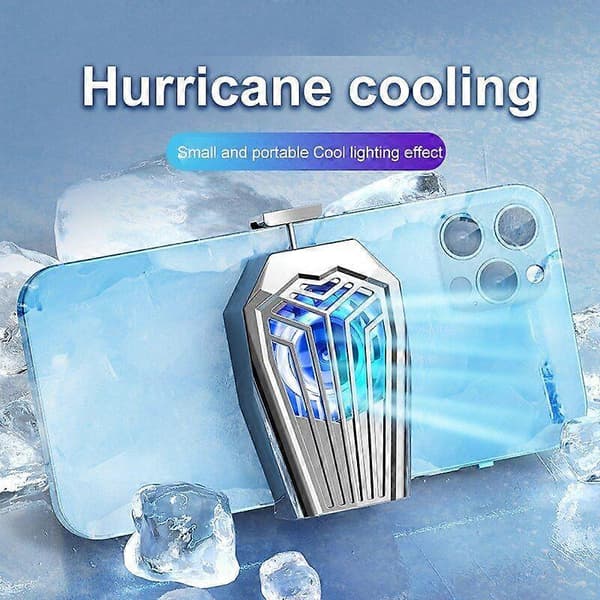 Universal mobiltelefon USB-spil kølesystem køleventilator Gamepad holderstativ radiator