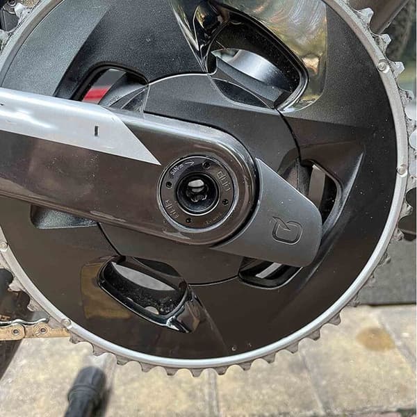 Kranksætshætte kompatibel med SRAM Dub-system, sort aluminiumslegering sidehætte /M30 BB30/Dub, kranksætsfikseringshætte
