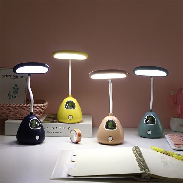 1 pc Creative Cute Pet Desk Lamp Mini USB Charging Dino