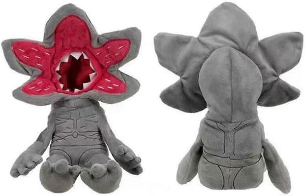 Stranger Things Demogorgon Plyschleksak - Människätande Blomma Docka - 35CM Grå Sittande