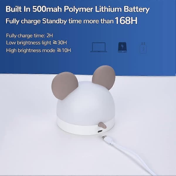 Lovely Night Light, Portable Night Light with Remote Control 7 Color Changes