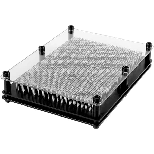 (13x10x4cm) Pin Art 3D Sculpture 3D Pin Board Pin Impression Handprint Pins[CO]