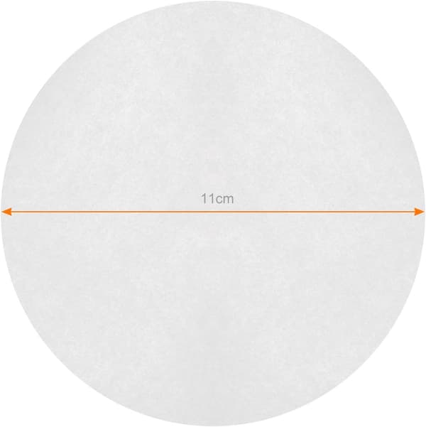 500-pakning Non-Stick Hamburgerpressepapir - 11 cm