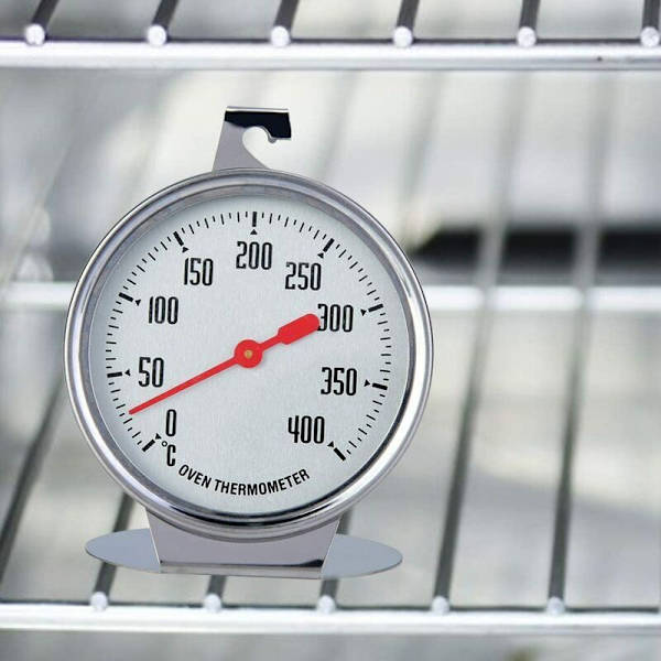 Rustfri ovntermometer, 400 graders ovntermometer