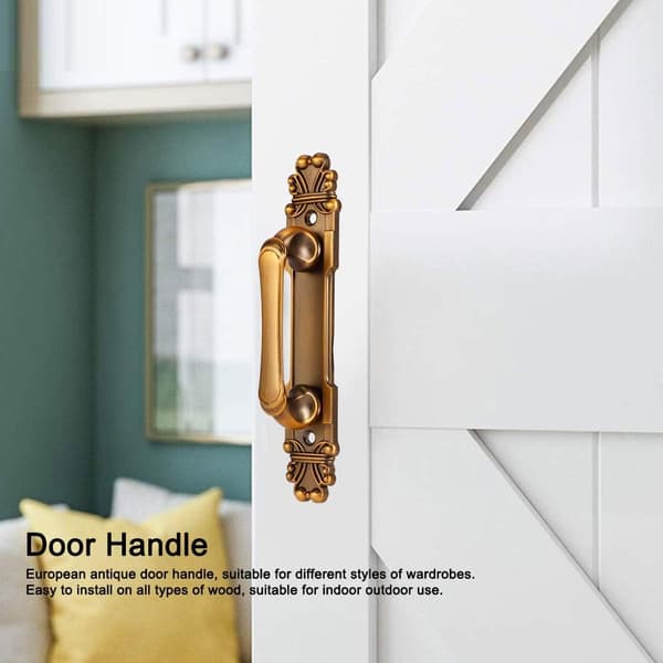 Dørgreb, Antik Aluminiumlegerings Dørgreb Skab Skuffe Garderobe Greb 2stk/sæt Møbel Hardware Tilbehør
