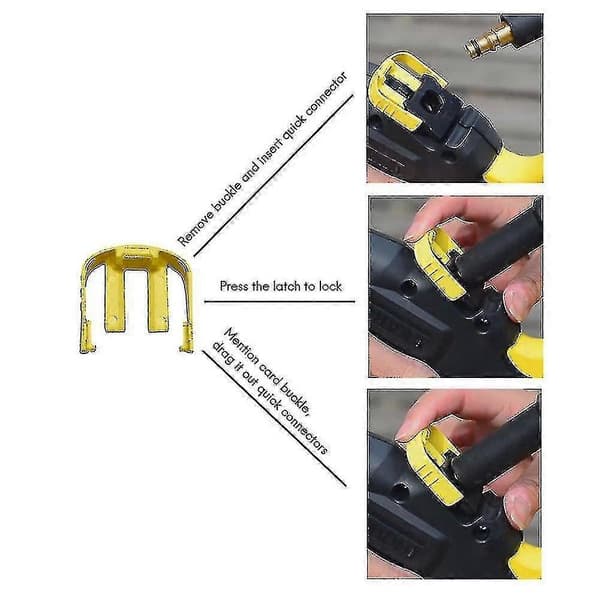 1 set Trigger och slang C-clipklämma för Karcher K2 K3 K7 högtryckstvätt