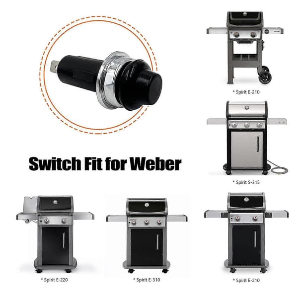 Weber Genesis II Electronic Igniter Push Button/Switch (7642/7643 Compatible) (FMY)